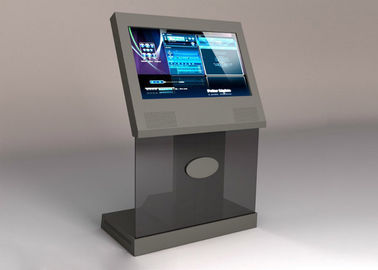 空港 Wayfinding の相互タッチ画面のキオスク、デジタル注文の表記
