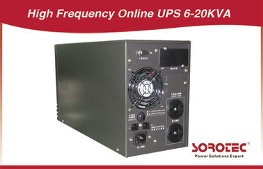 LCD RS232 SNMP 単一相 60 Hz 高周波オンライン UPS 6 - 10kva のコンピューター、テレコム