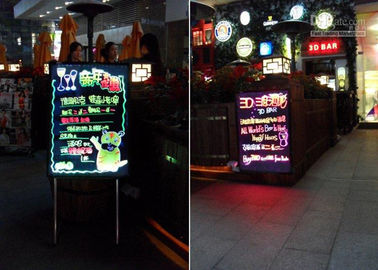 RGB の変更の屋外魔法の輝き LED の執筆板/屋内 7 色は印を導きました
