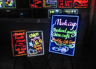 高い明るさの緩和されたガラス棒 LED 執筆板リモート・コントロール 50cm x 70cm