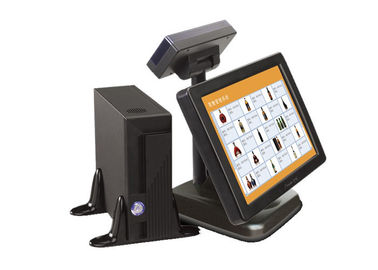 15 インチの Cuctomer の表示が付いている対話式タッチ画面 POS ターミナル